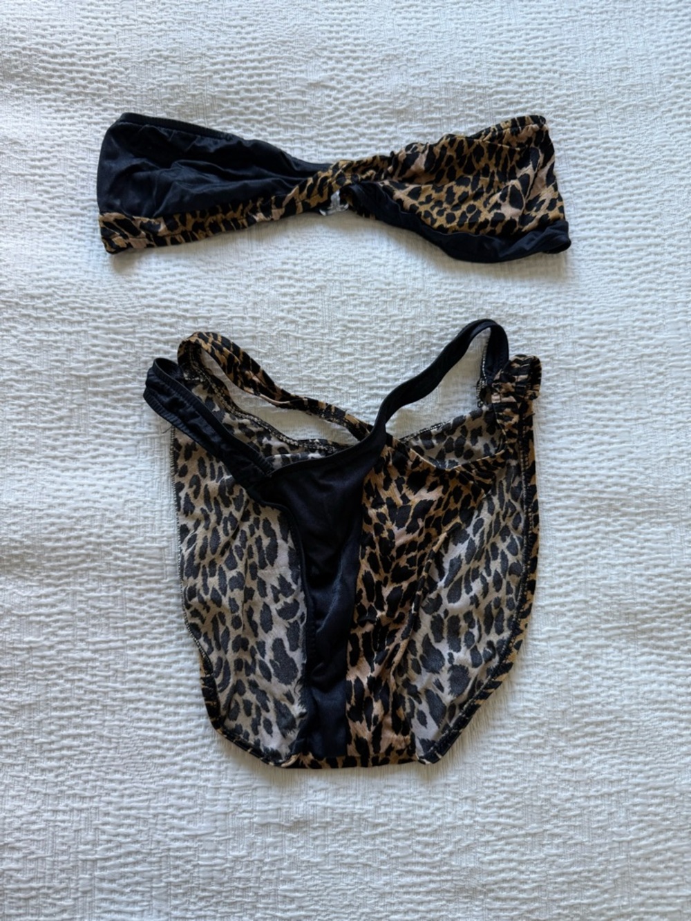 Vintage Leopard Bikini Set